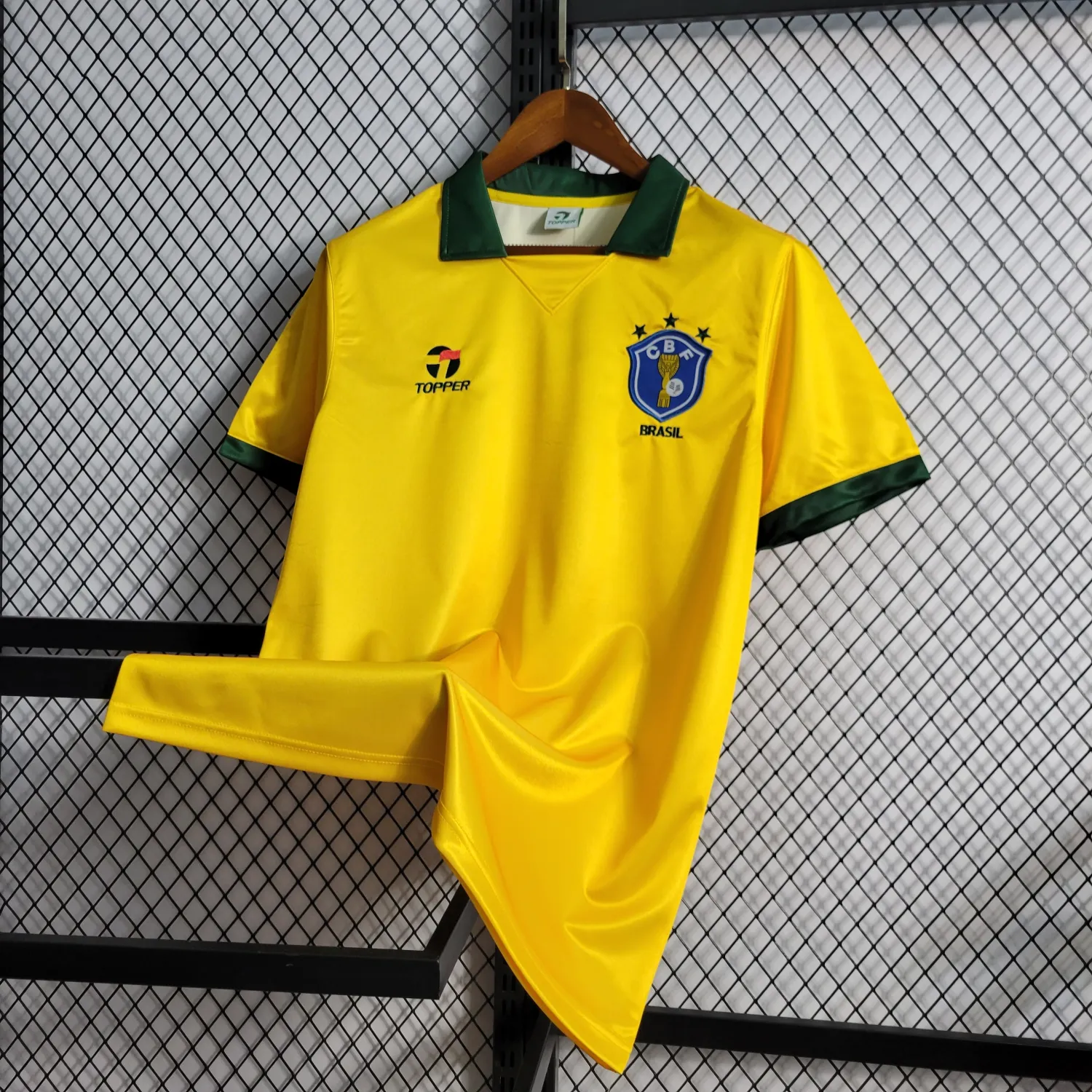 1988-1990 Brazil home retro jersey - fans edition