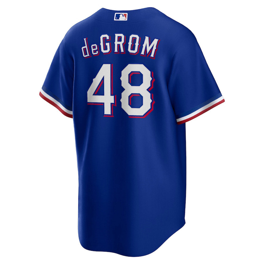 Men's Texas Rangers Jacob deGrom Cool Base Replica Alternate Jersey - Royal