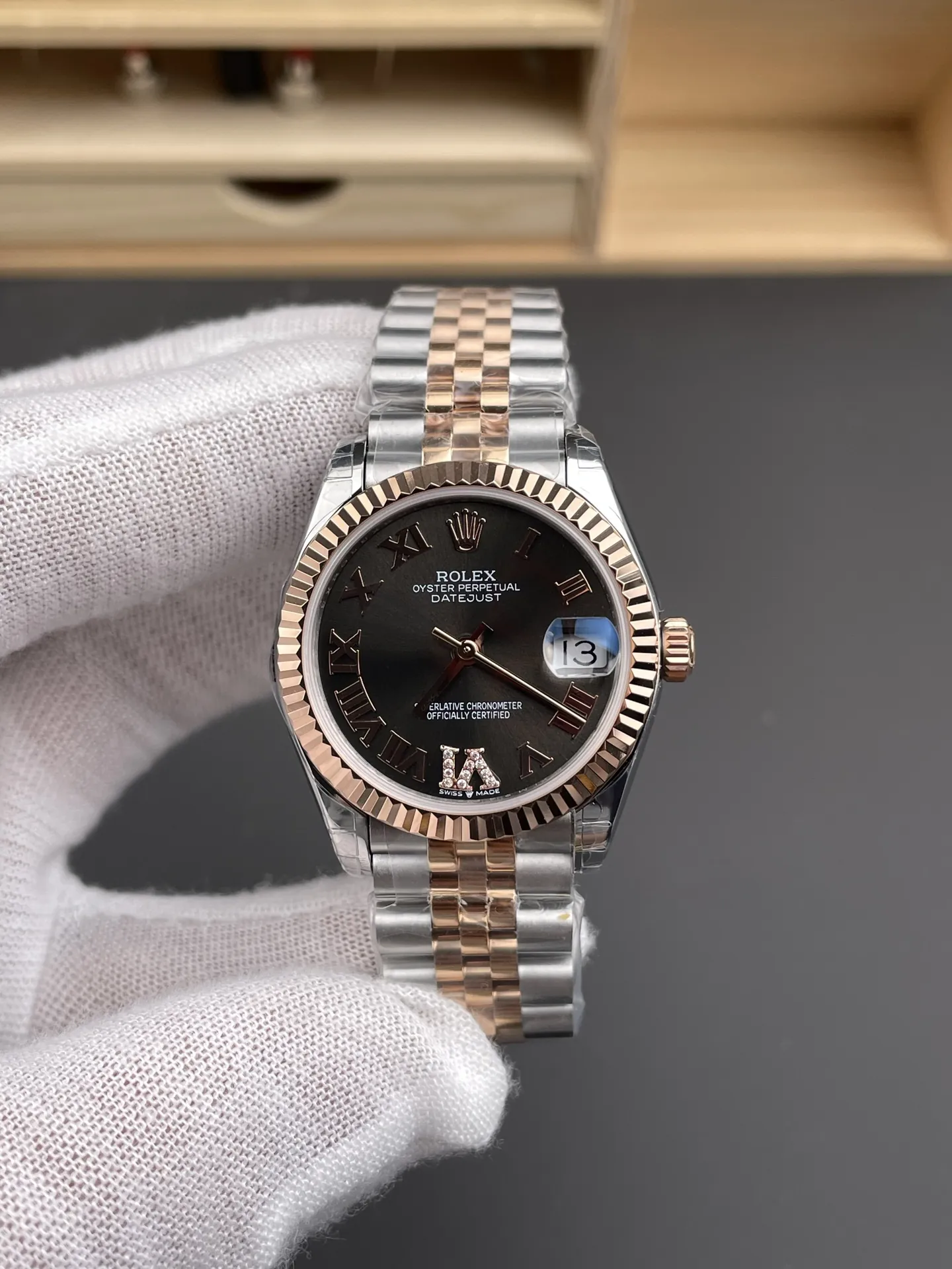 Rolex Datejust Rose Gold Ladies 31mm