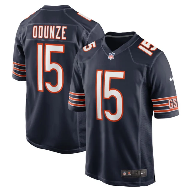 Men's Chicago Bears Rome Odunze Nike 2024 NFL Draft First Round Pick Player Game Jersey