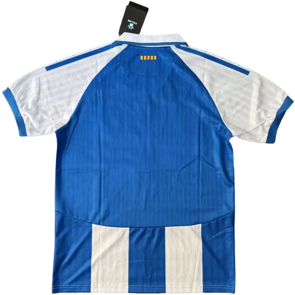 2025-26 Espanyol Home Shirt Jersey - Fans Edition