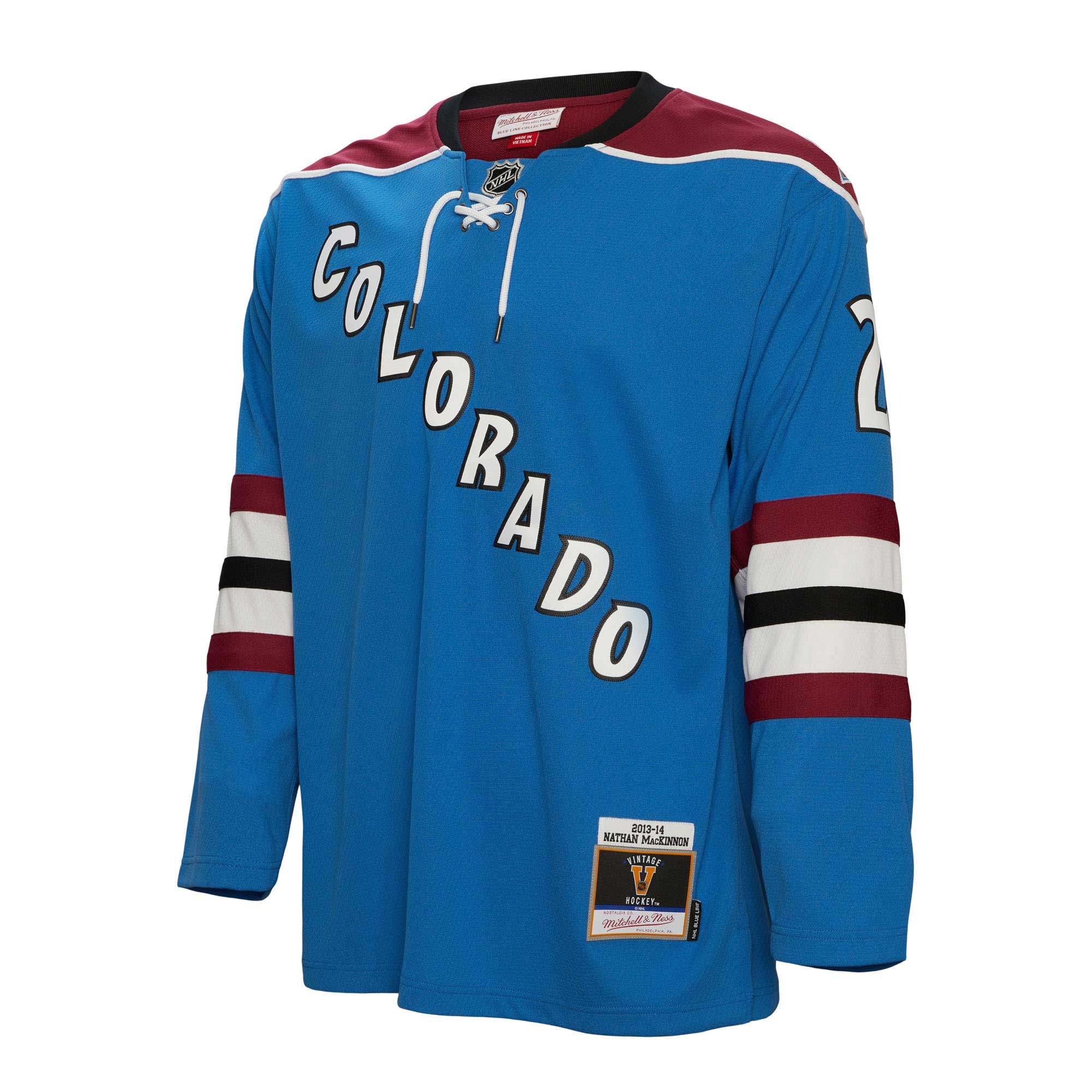 Nathan MacKinnon Colorado Avalanche Mitchell & Ness Big & Tall 2013 Blue Line   Jersey – Blue