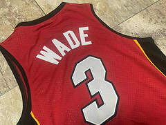 Dwayne Wade Miami Heat Red 3 MN