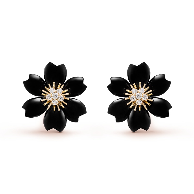 Rose de No?l earrings, small model