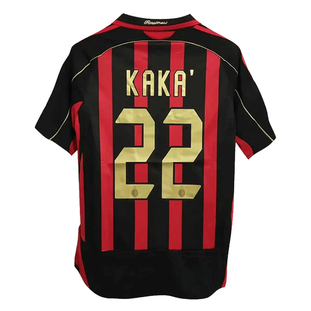 KAKA' #22 Retro 2006/07 AC Milan Home Soccer Jersey