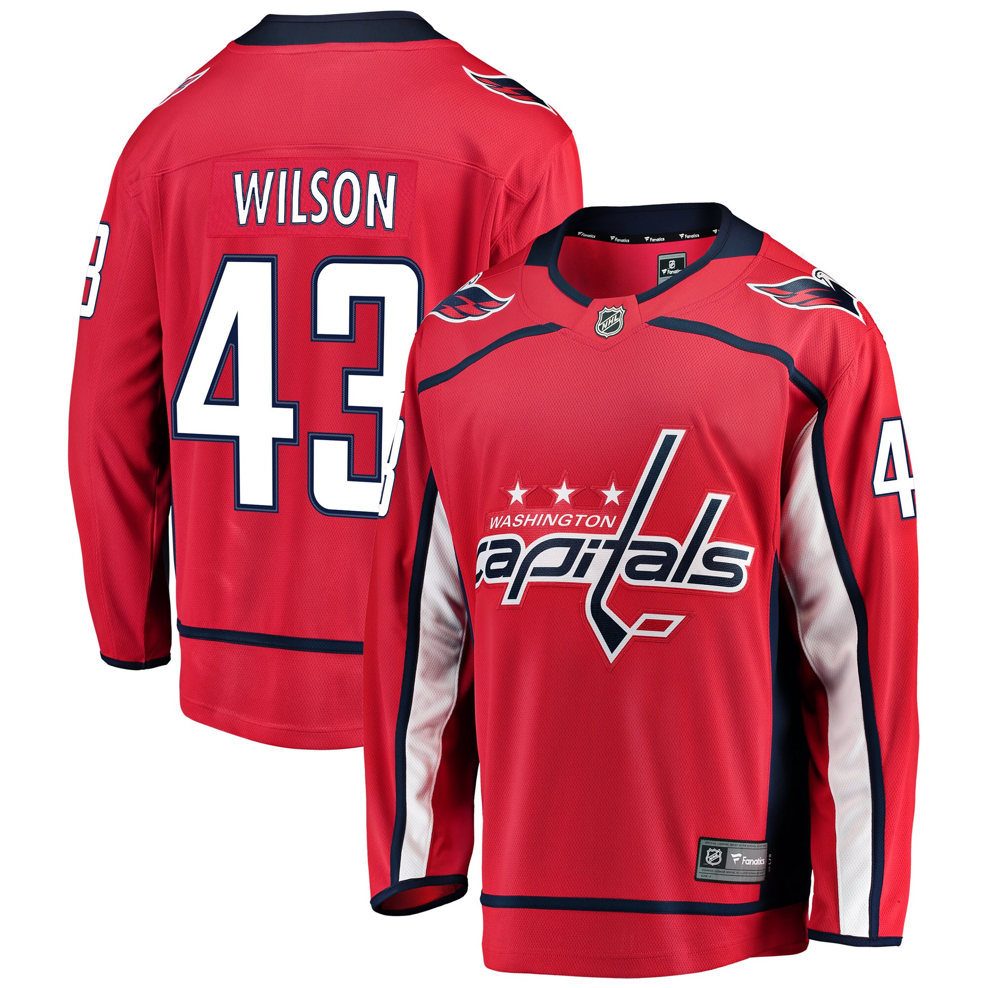 Tom Wilson Washington Capitals Fanatics Home Breakaway   Jersey – Red