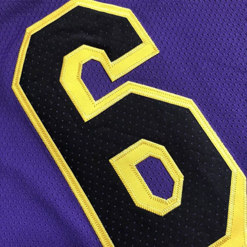 23 season AU player version Lakers 6# retro purple