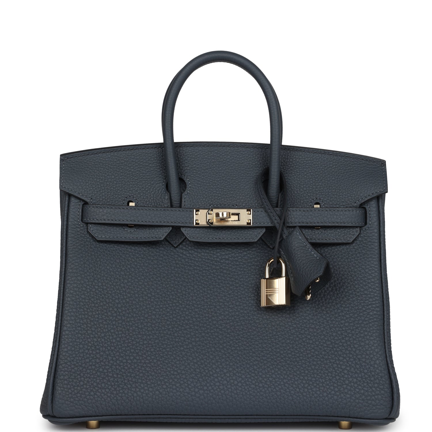 Birkin 25 Gris Misty Togo Permabrass Hardware