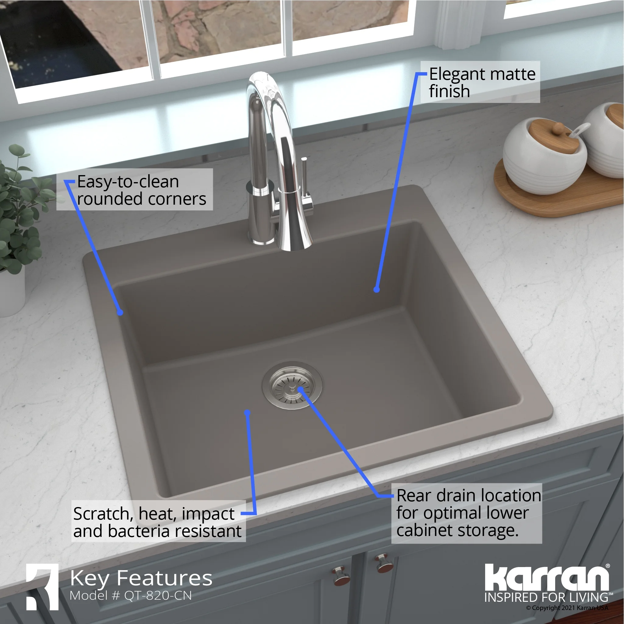 Karran Usa Qt-820 Top Mount 25