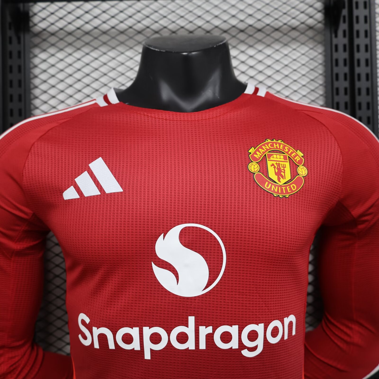 2024/25 Manchester United Home Long Sleeve Shirt - Player Version
