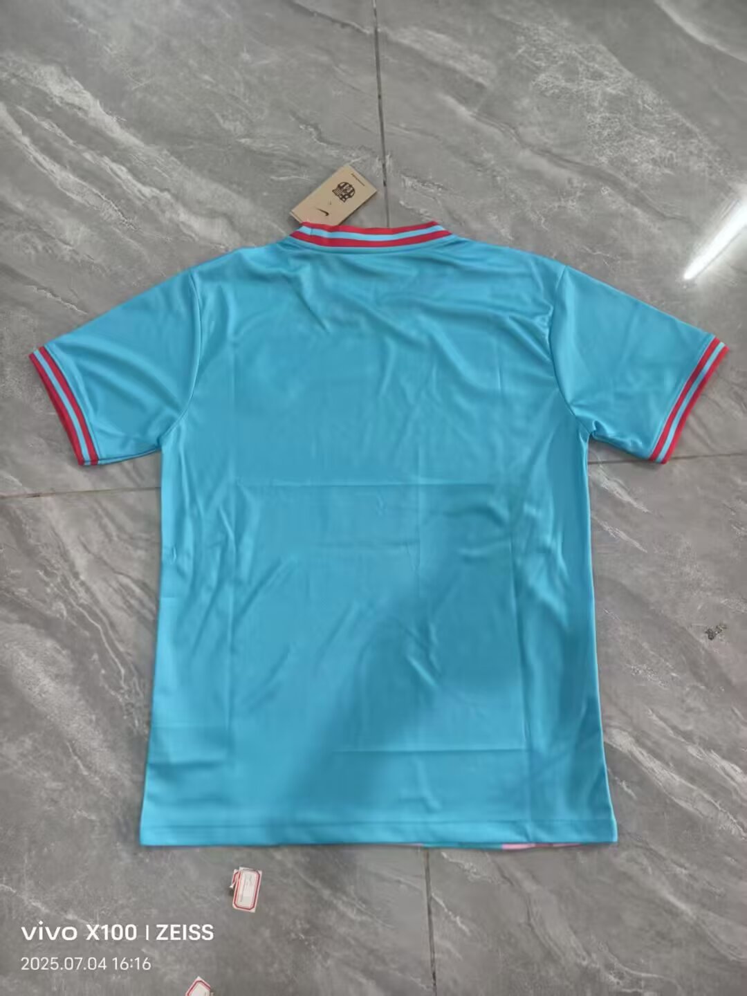2025-26 Barcelona special edition light blue and pink jersey - fan version