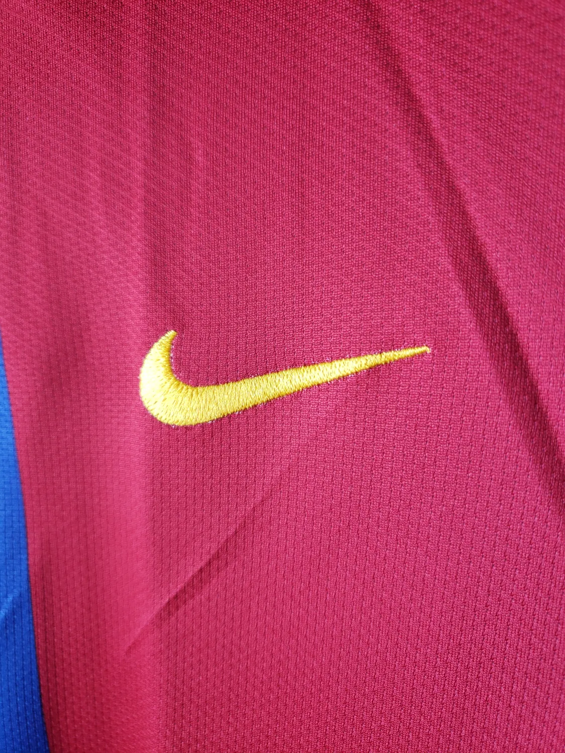 2007/08 Barcelona Home Long Sleeve Retro Jersey - Fans Edition