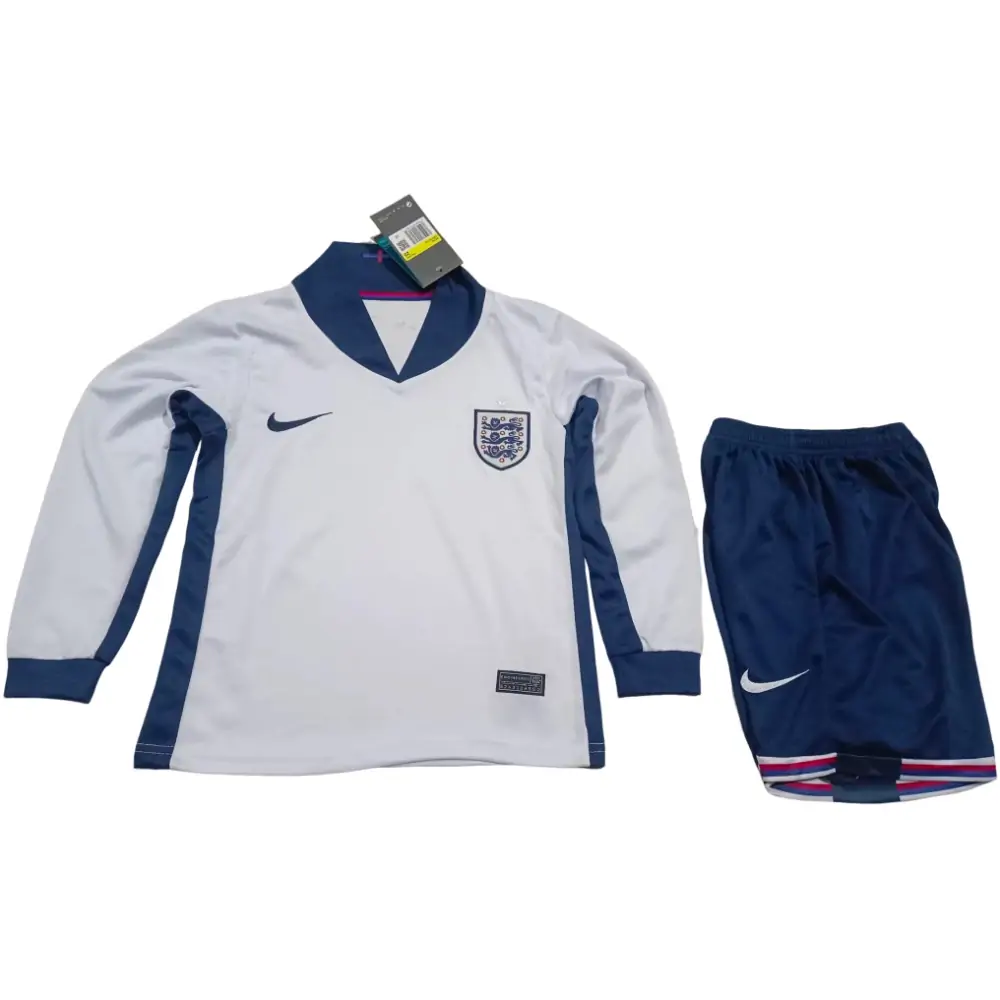 2024/25 England Home Long Sleeve Children's Jersey 1:1 Thai Quality