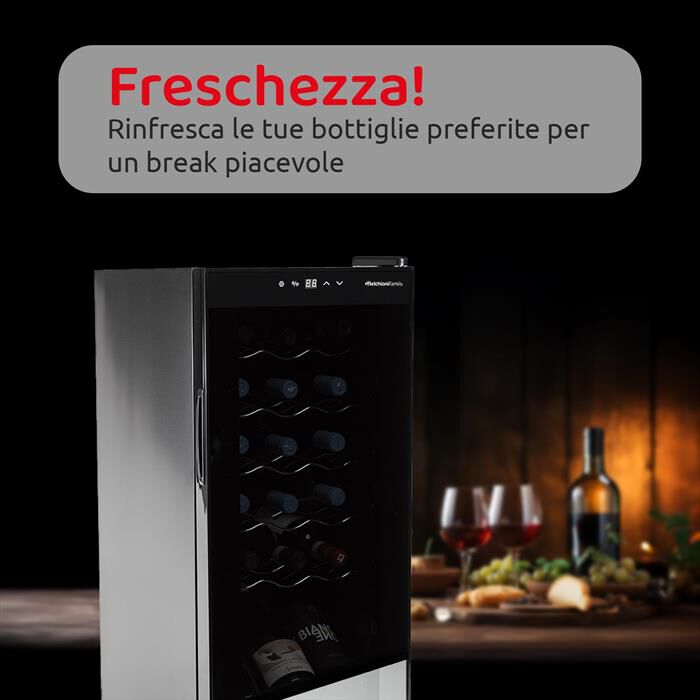 MELCHIONI FAMILY - Cantinetta VERMENTINO 18 C Classe G 18 bottiglie-nero