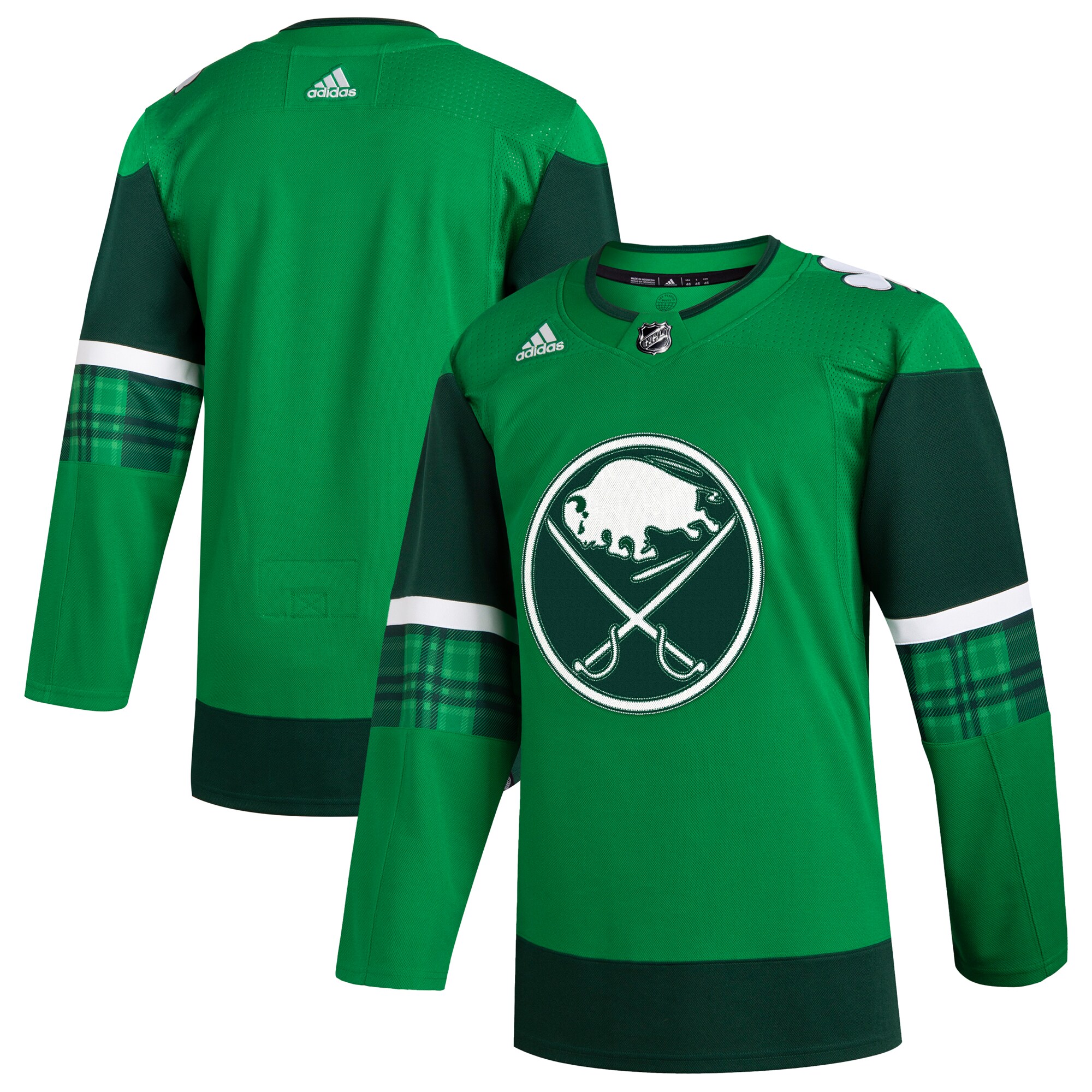Buffalo Sabres  2023 St. Patrick’s Day Primegreen  Jersey – Kelly Green