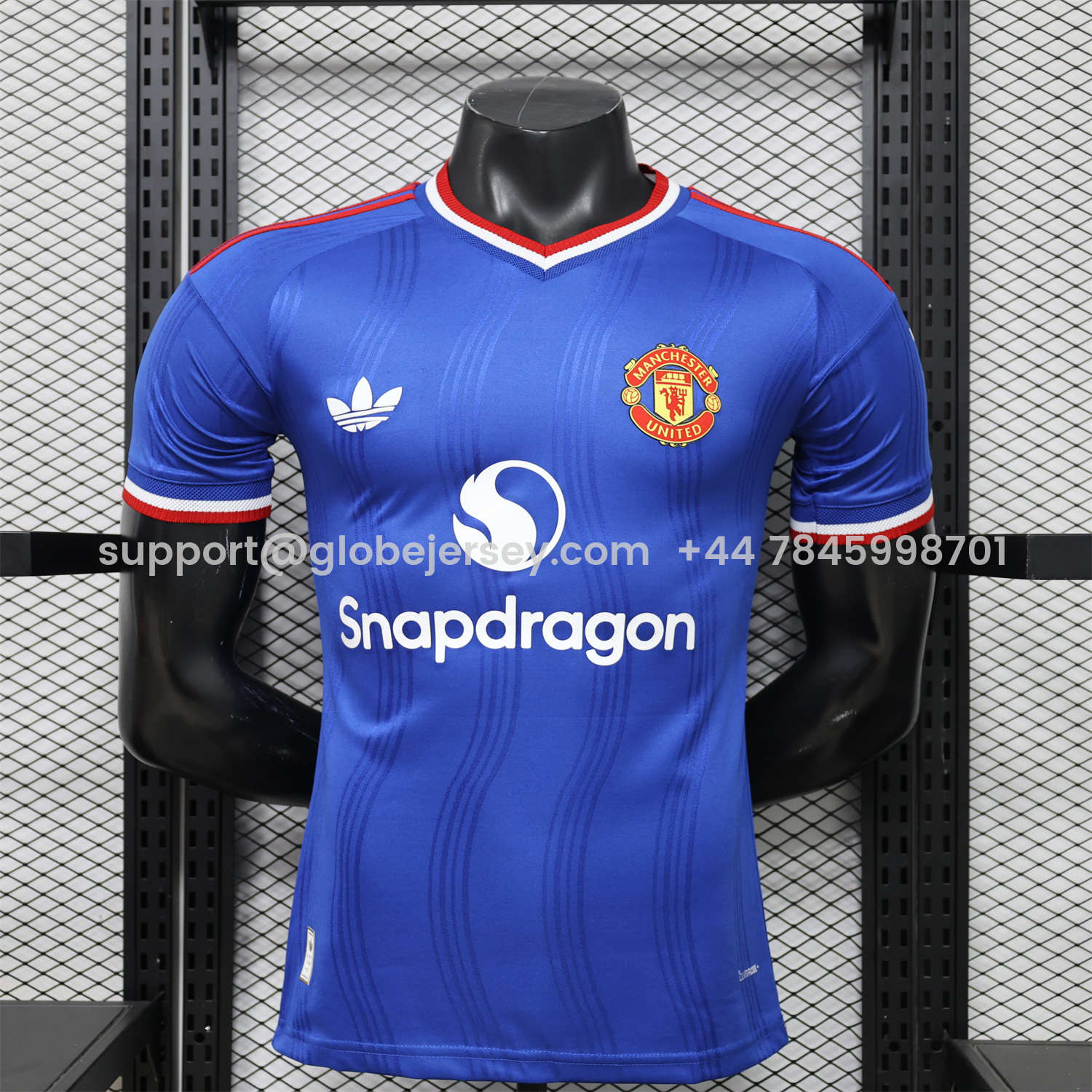 Manchester United 26-27 Snapdragon Blue Special Jersey - Player Version