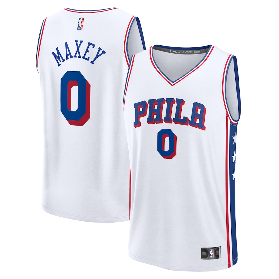 Tyrese Maxey Men's  City Edition Philadelphia 76ers  #0 Jersey
