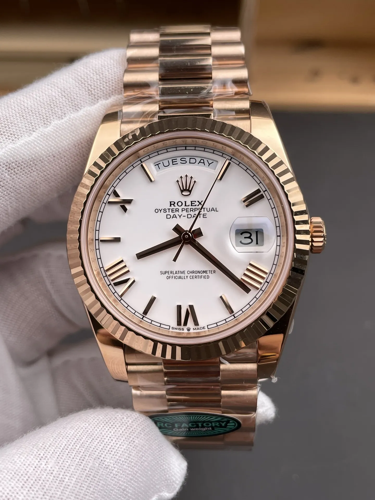 Rolex Day-Date Rose Gold 40mm