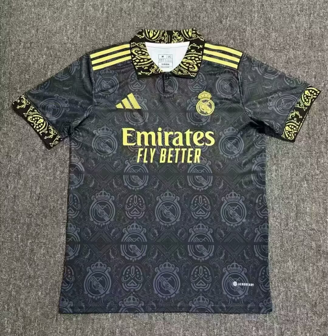 2024/2025 Real Madrid Special Black Pro Football Shirt 1:1 Thai Quality