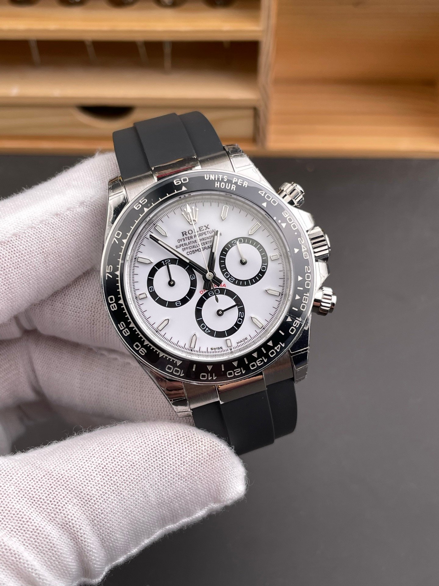 Rolex Daytona Panda Rubber