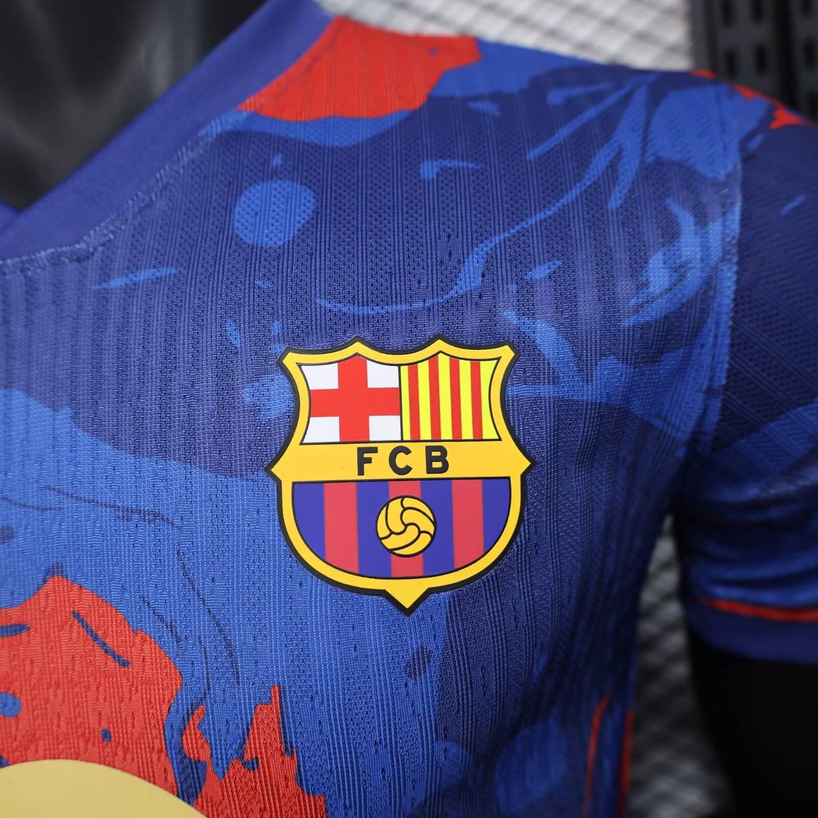 2025/2026 Player Version Barcelona Special Edition Red Blue Football Shirt 1:1 Thai Quality