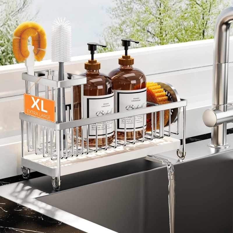 SINKLY Sponge Holder for Kitchen Sink