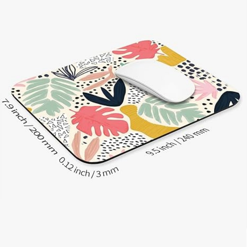 PADARTISAN Square Mouse Pad, Personalized Premium-Textured Custom Mouse Mat Design