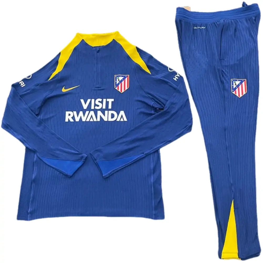 2025-26 Atletico Madrid Half Zipper Training Kit - Adult Set