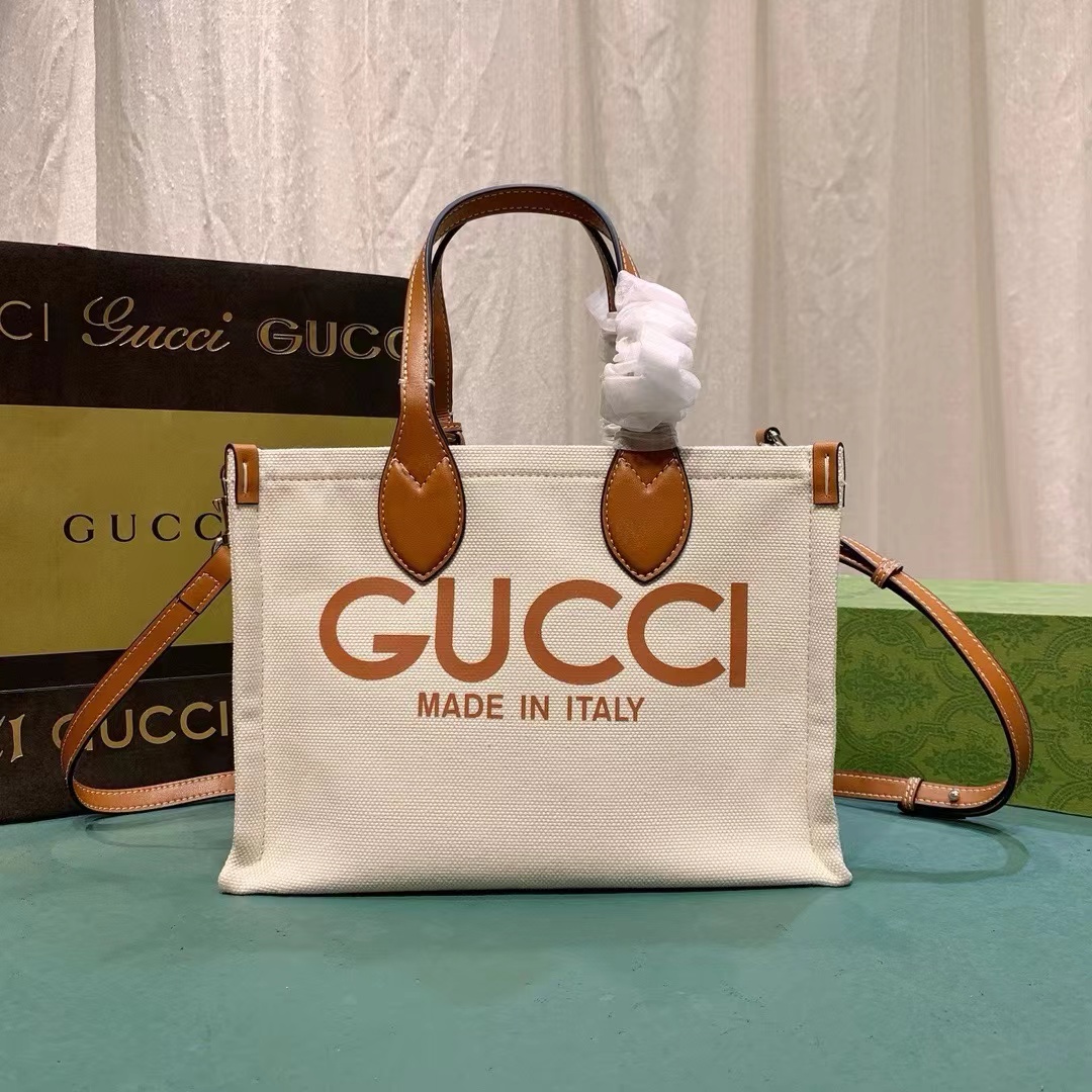 Gucci TOTE BAG WITH Gucci PRINT