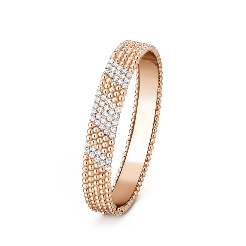 Perlee diamonds bracelet, 5 rows, medium model