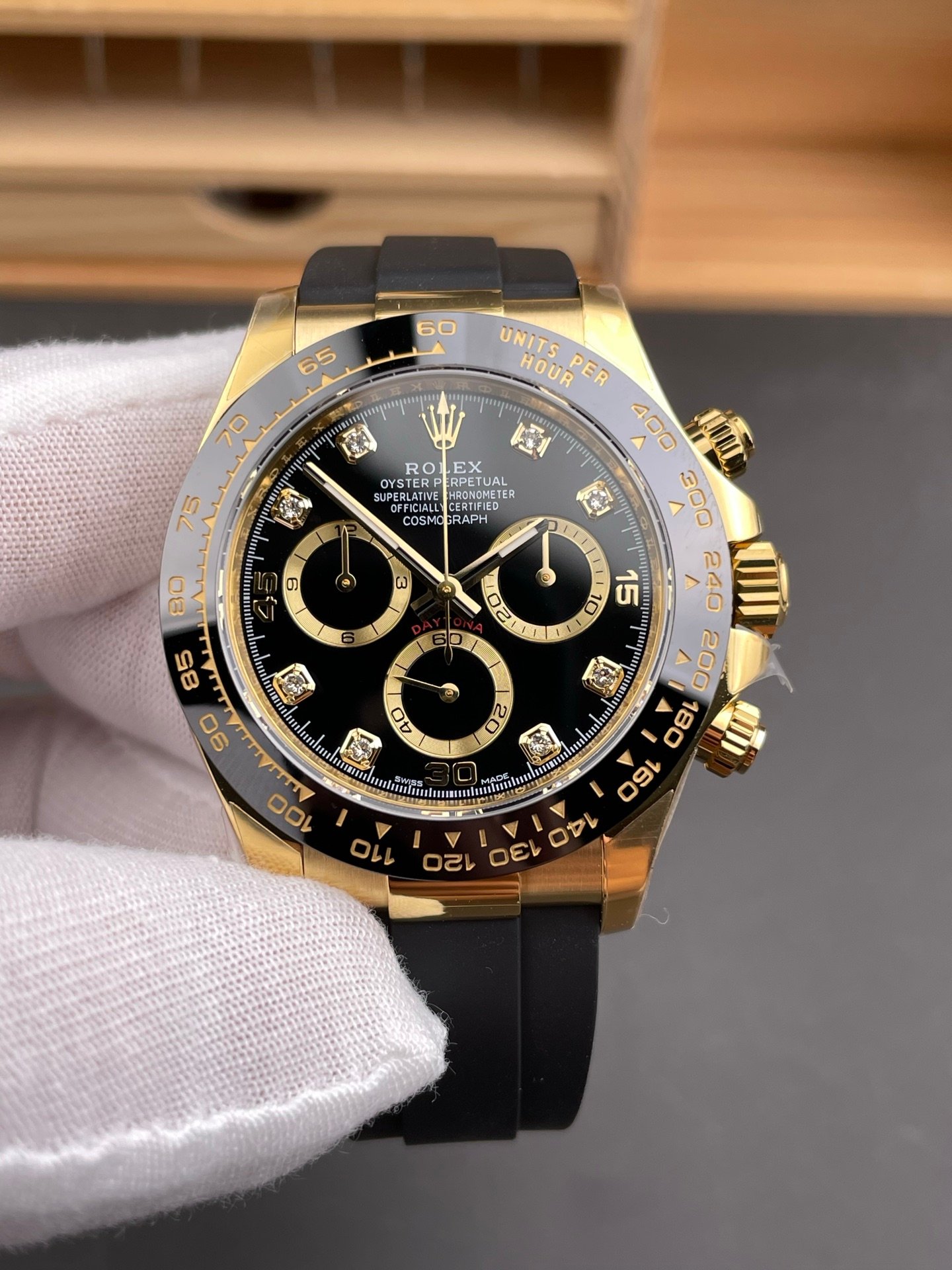 Rolex Daytona Gold Eye Rubber