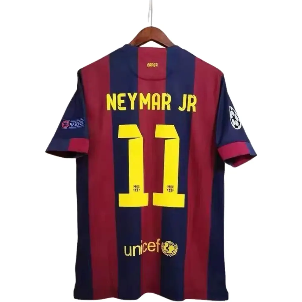 2014-15 Retro Barcelona Champions League Final Home Kit 11# Neymar - Fans Edition