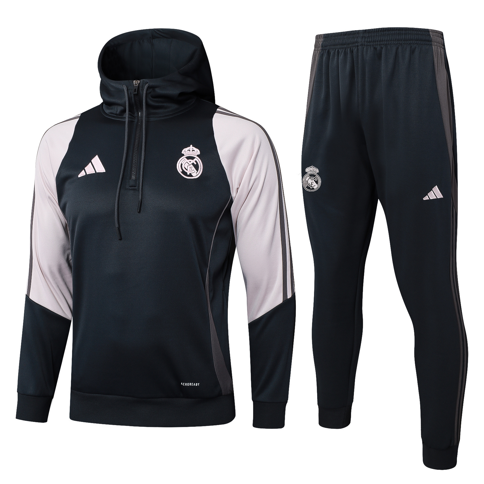 2024-25 Real Madrid Winter Long-Sleeved Thick Training Kit - Adult Set