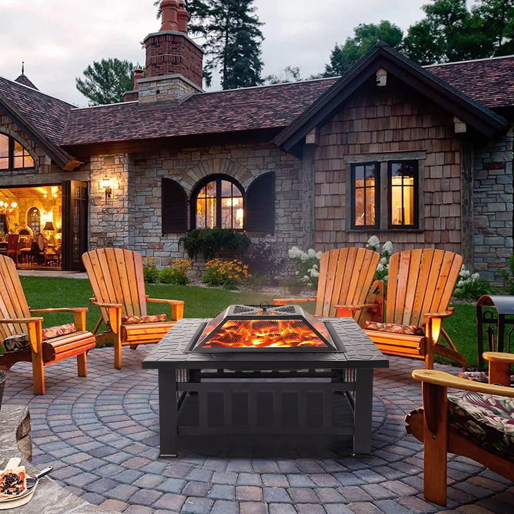 SEGMART Outdoor Fire Pit, 32