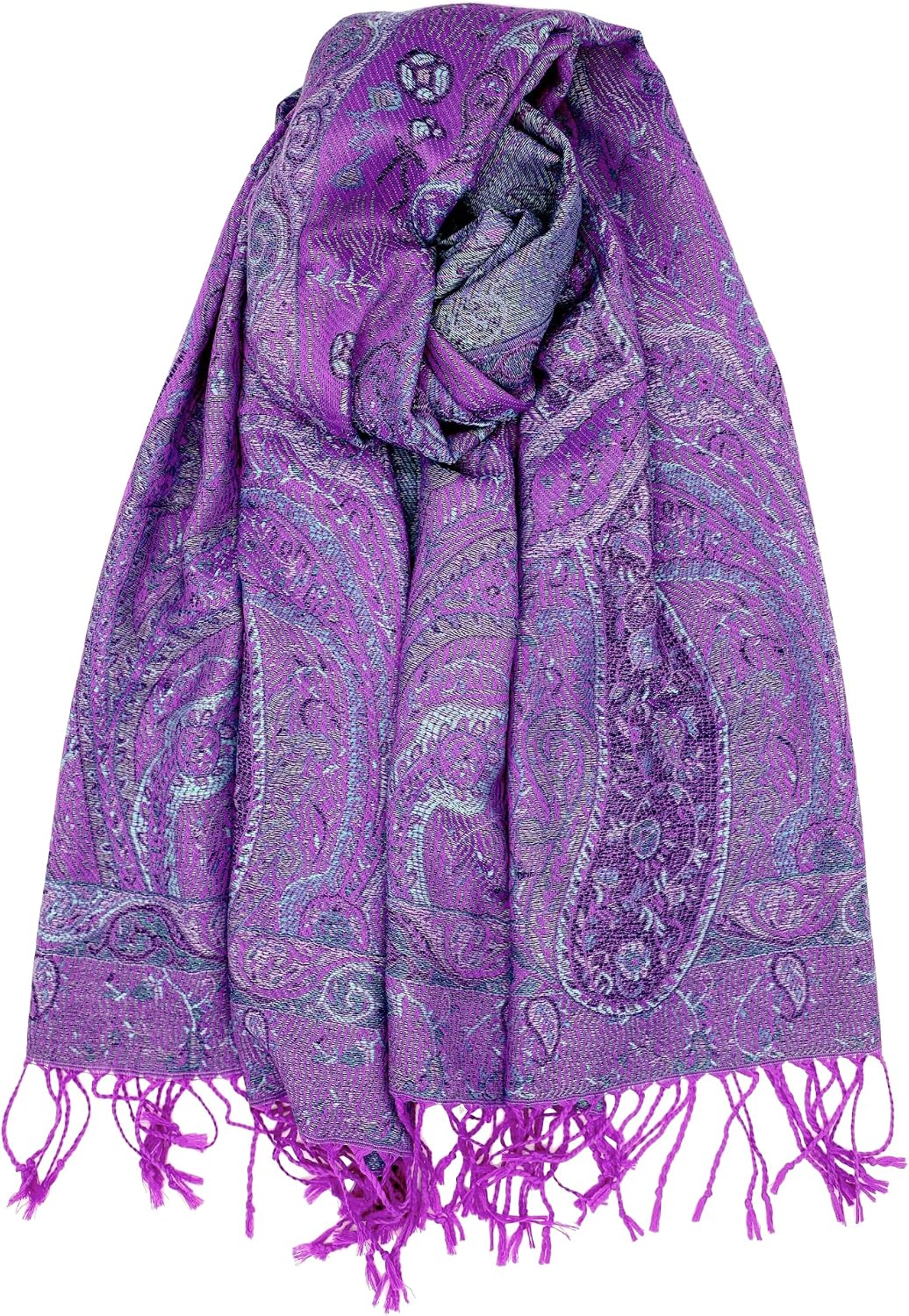 Reversible Paisley Pashmina Rave Scarf
