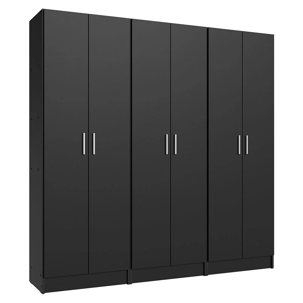 Madesa Garage Set 3 Pantry Storage Cabinet with 15 Utility Shelves 71