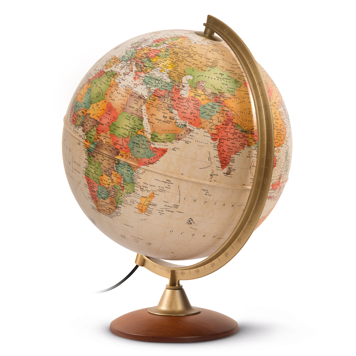 Waypoint Geographic Journey Globe 12-inch Diameter Illuminated Desk Globe