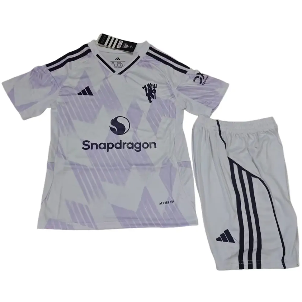 25-26 Manchester United Away Kit - Kids