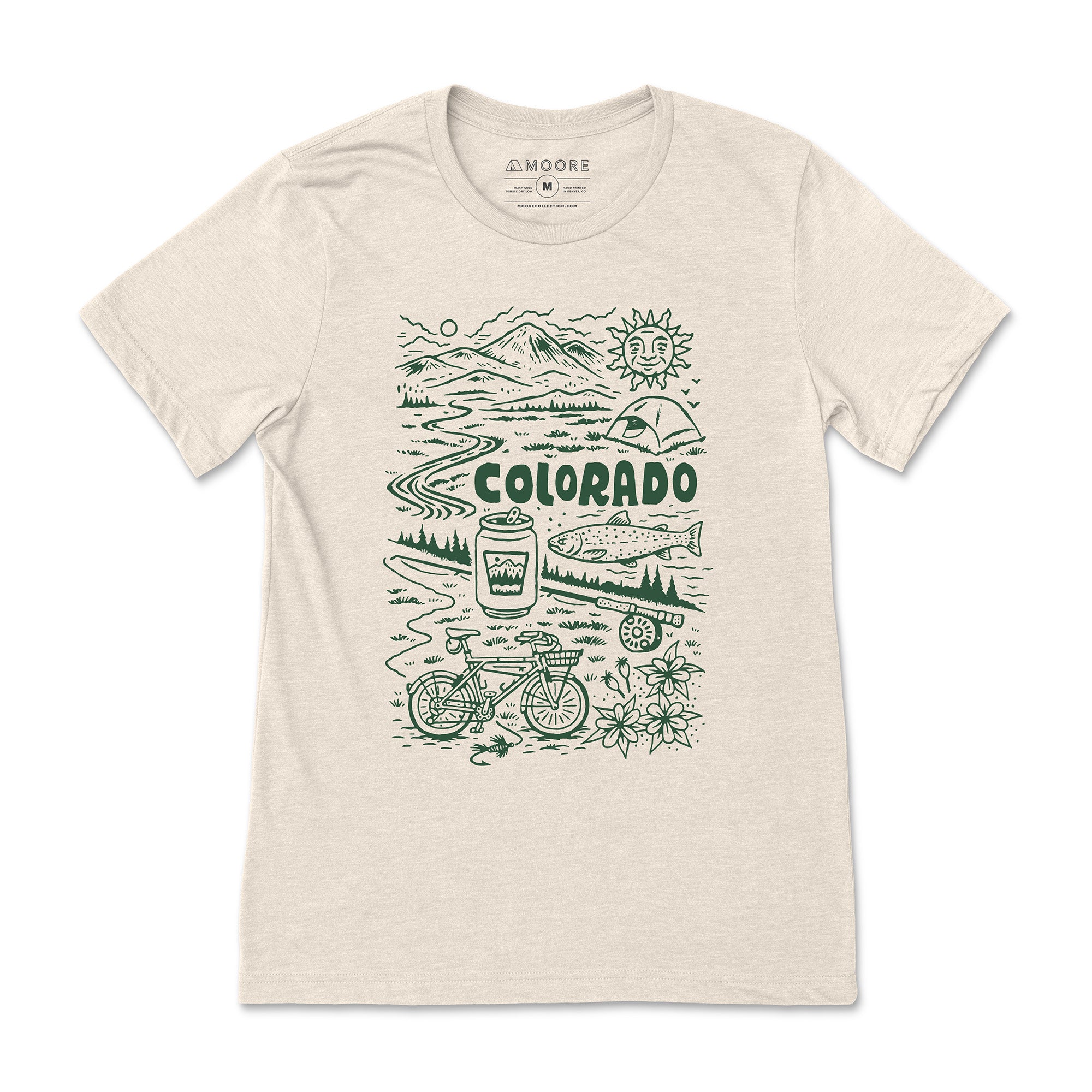 Adventure Colorado Tee-Oatmeal