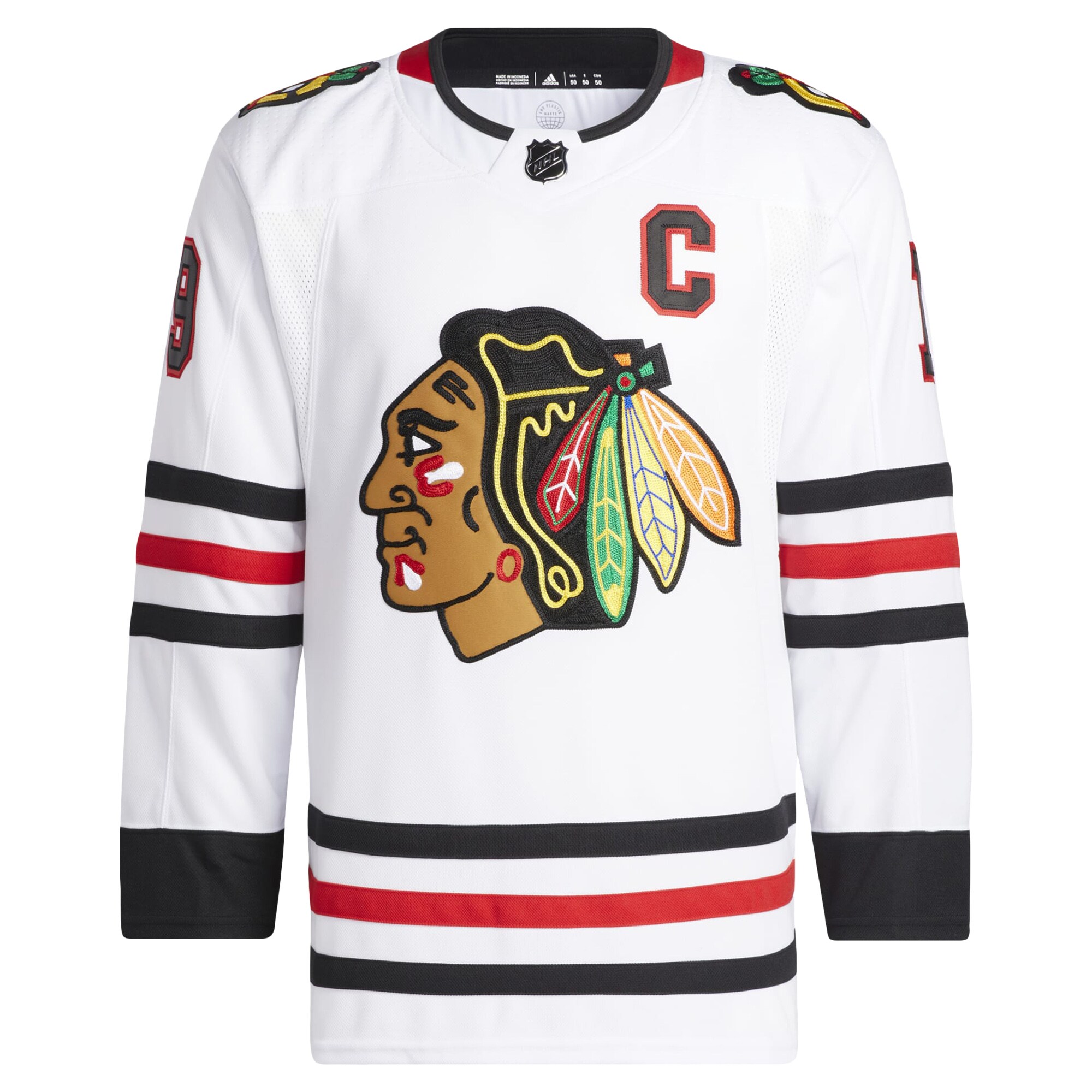 Jonathan Toews Chicago Blackhawks  Away Primegreen  Pro   Jersey – White