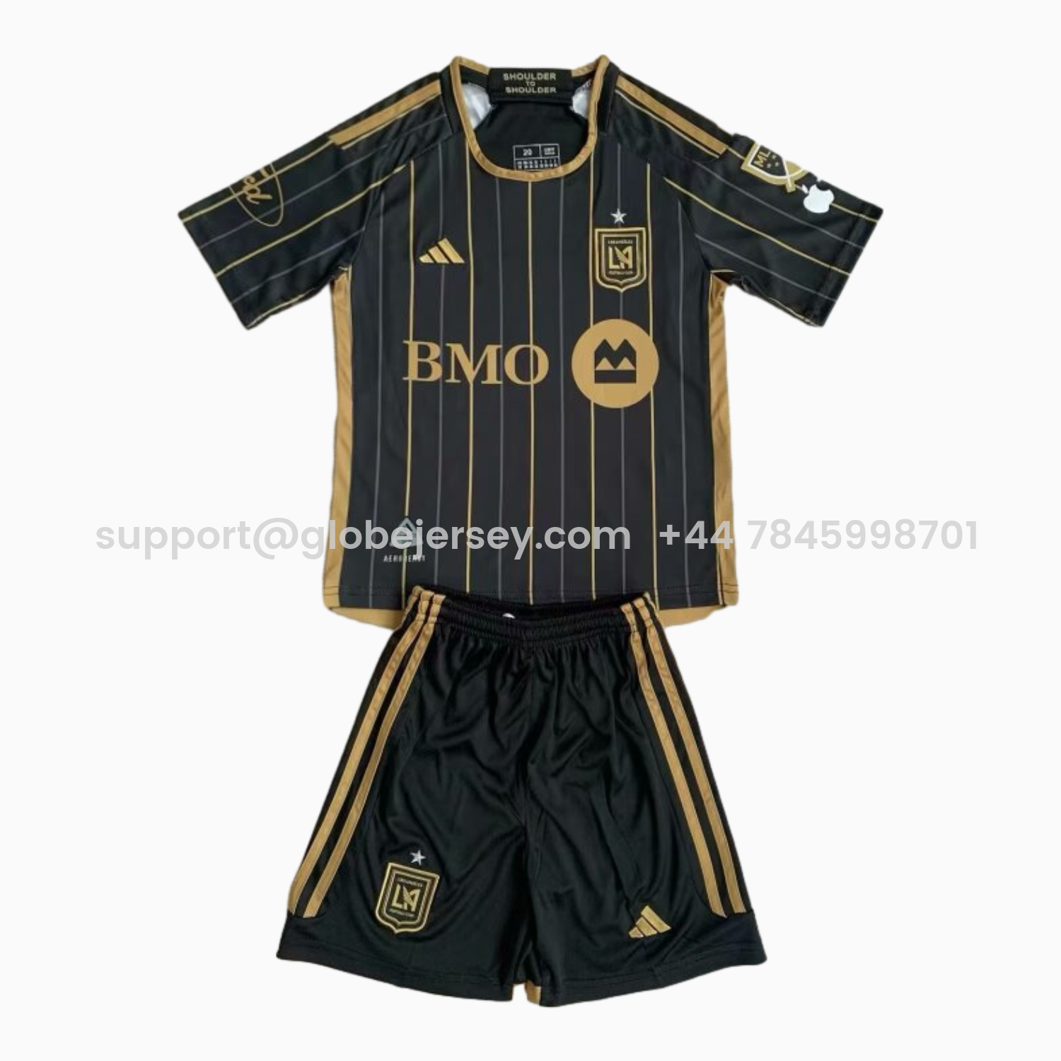 Los Angeles FC 2025 Home Men's Adult Jersey Set - Fans Version