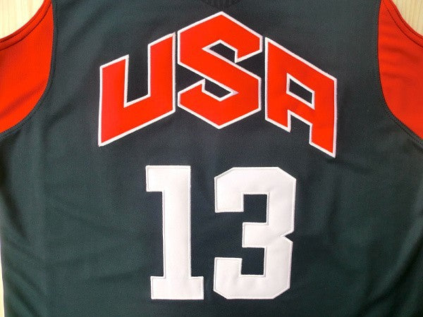 2012 American Dream Team No. 13 Paul Blue Embroidered Jersey
