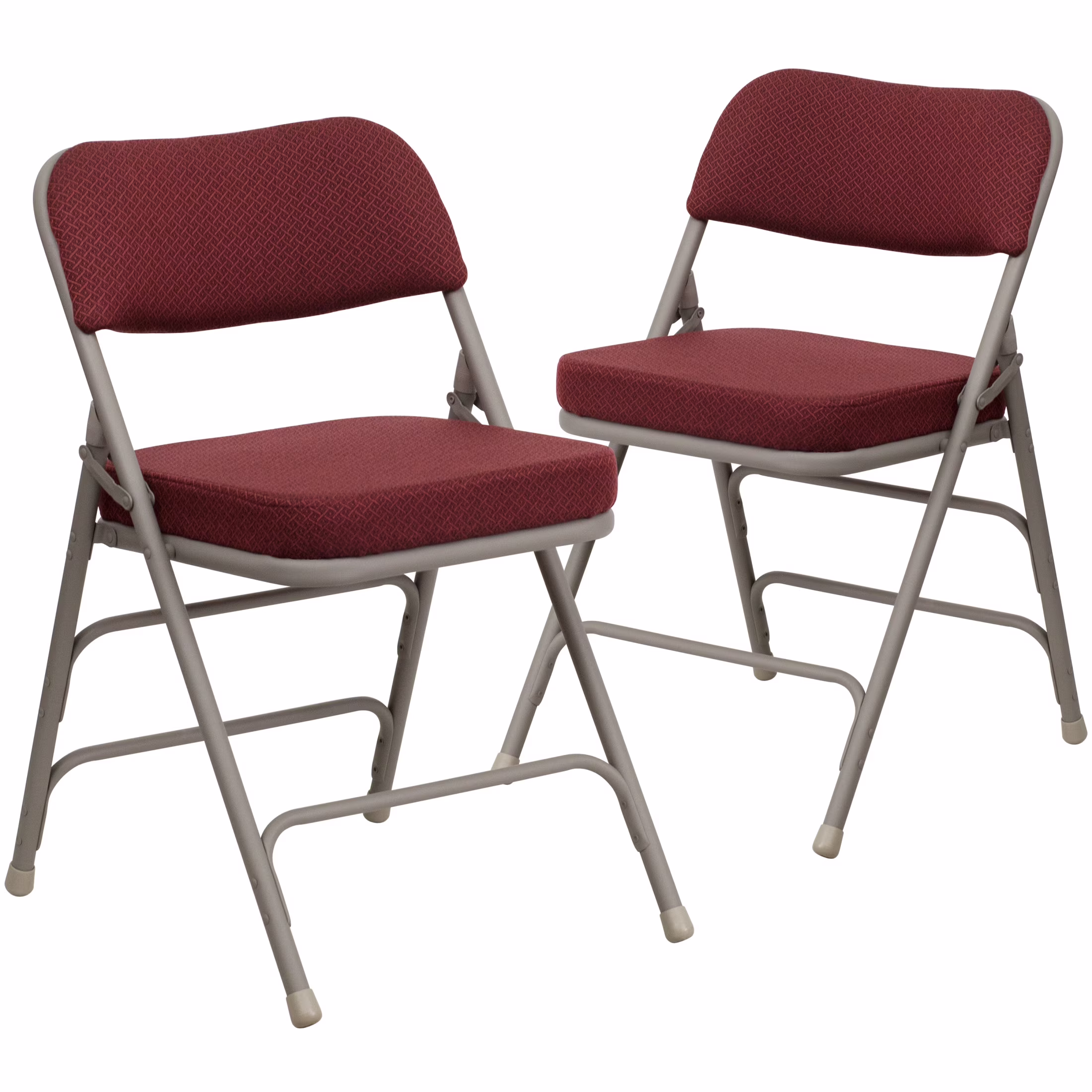 Flash Furniture Hercules Adult Triple Braced & Double Hinged Folding Chairs, Set of 2, Navy