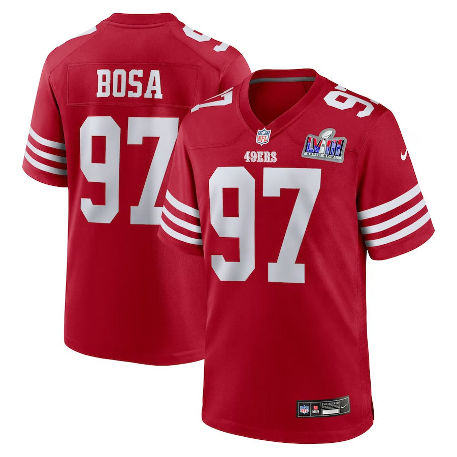 Nick Bosa San Francisco 49ers Super Bowl 2024 Jersey