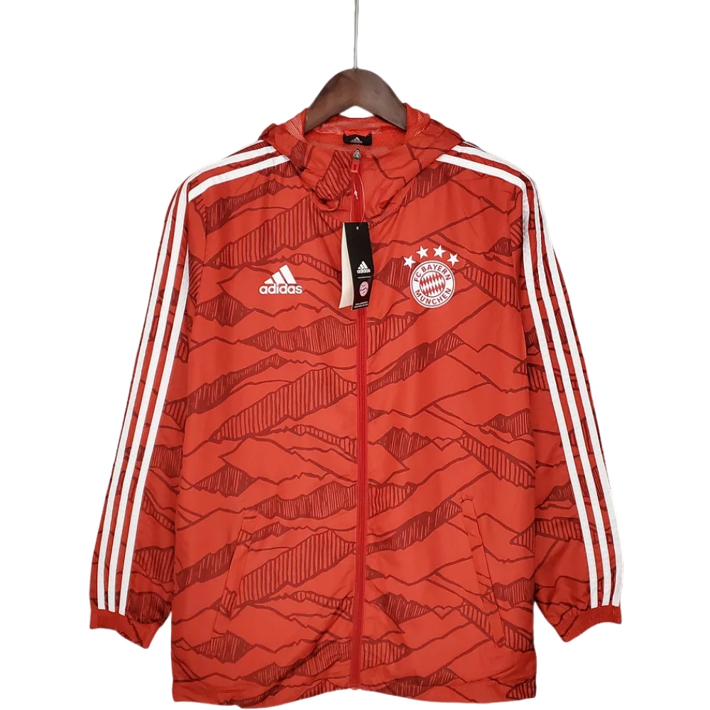 2021/2022 Windbreaker Football Jersey Bayern Munich Red 1:1 Thai Quality