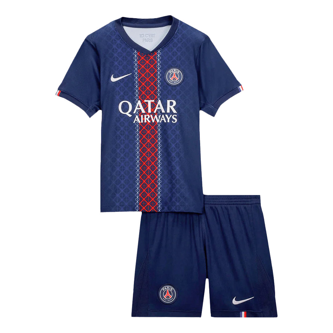 Kid's PSG Home Jersey Kit - Jersey+Shorts 2025/26