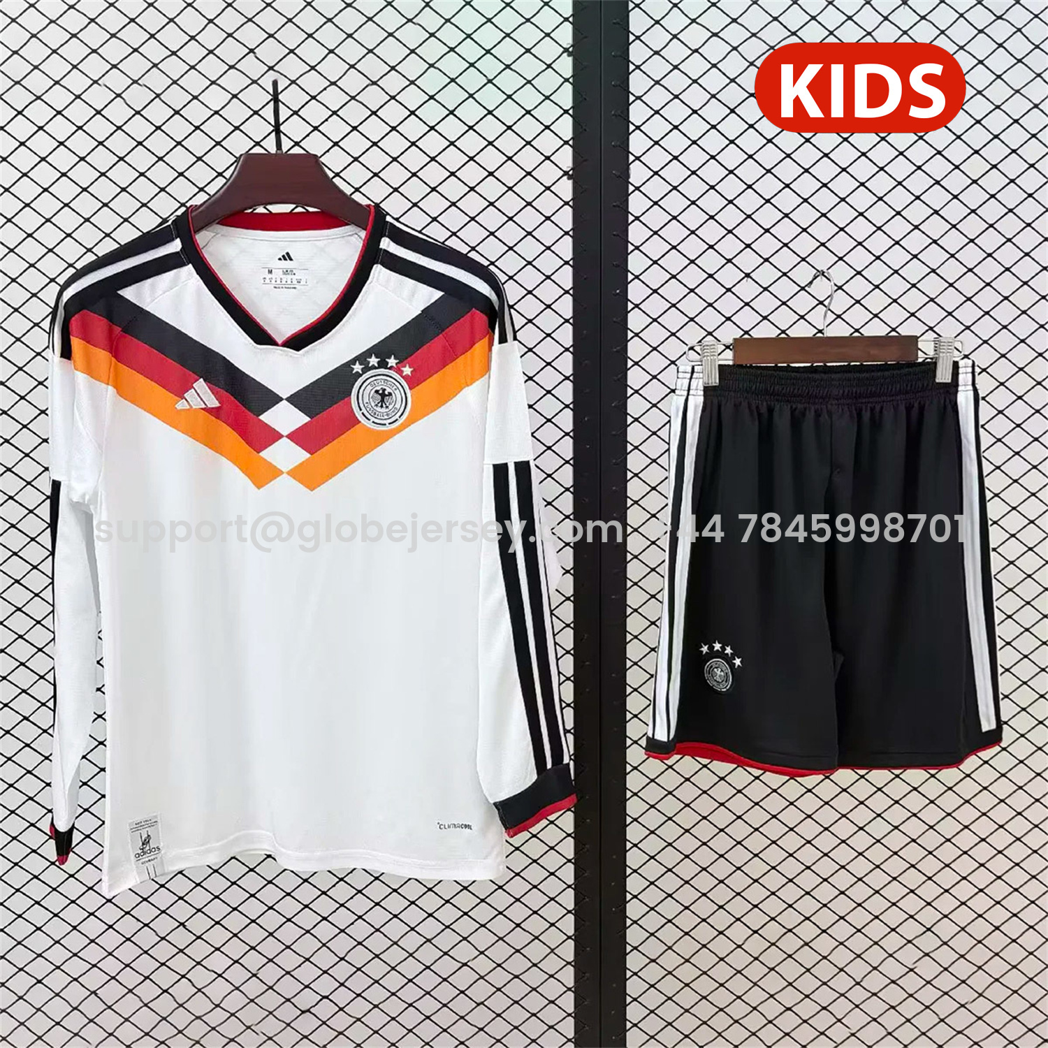 Germany 2026 Home Long Sleeves Kids Kit - Fans Version