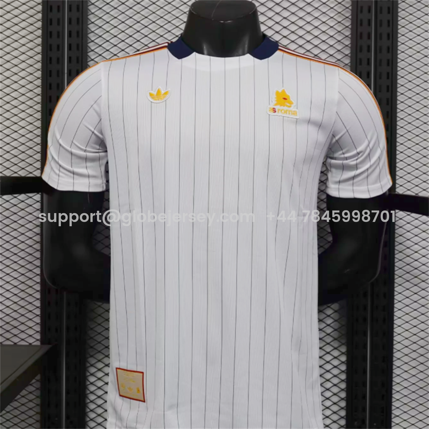 AS Roma 25-26 Icon Travel Special Edition White Jersey - Player Version