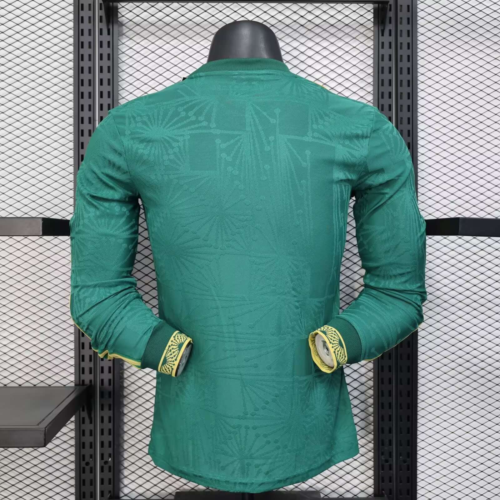 2025 Long Sleeve Player Version Mexico Special Edition Gold Cup Green Football Shirt 1:1 Thai Quality