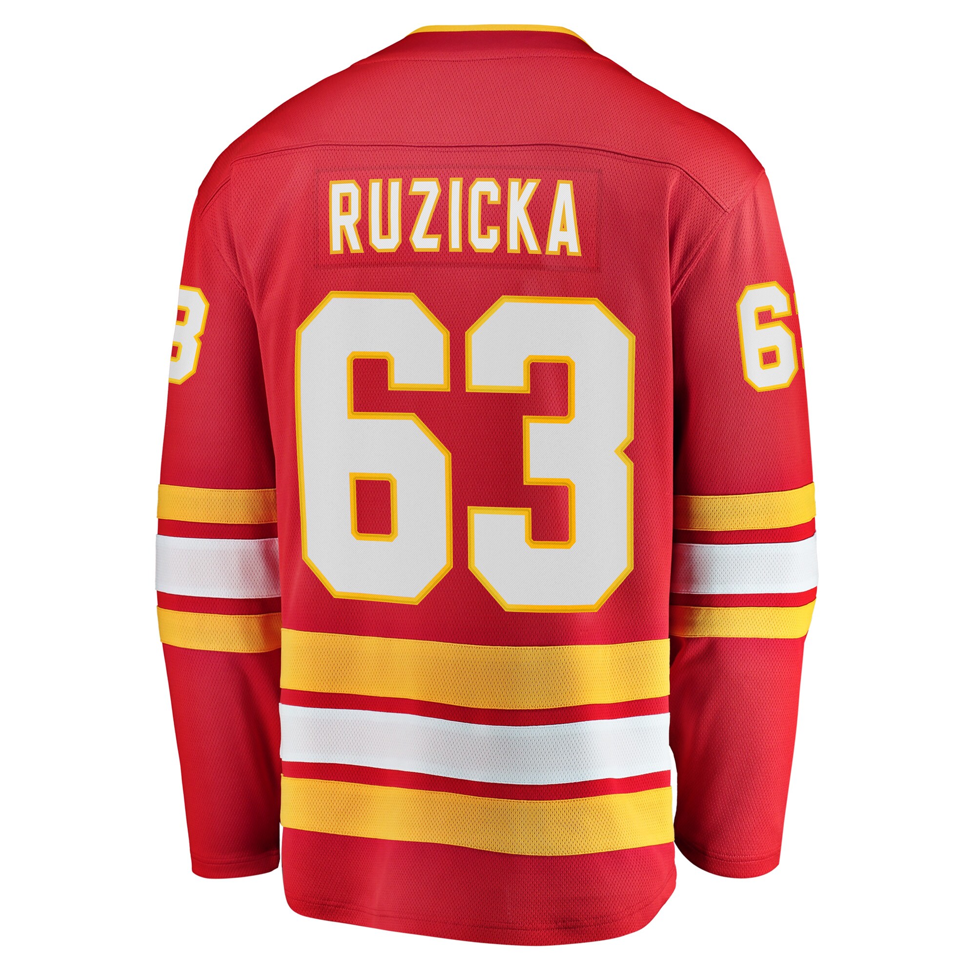 Adam Ruzicka Calgary Flames Fanatics Home Breakaway  Jersey – Red